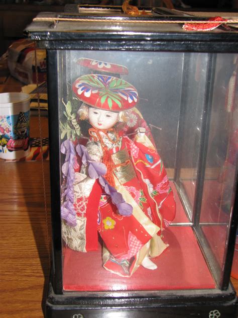 Two Antique Japanese Giesha Dolls In Original Display Cases Collectors Weekly
