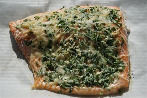Baked Salmon With Herbed Parmesan Crust My Story In Recipes