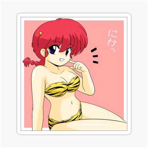 Ranma 12 Ranko Saotome Anime Sticker For Sale By Zyro599 Redbubble