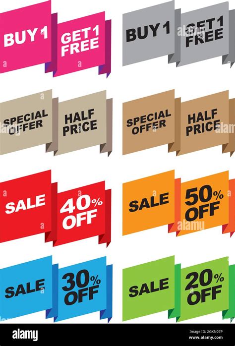 Vector Set Of Special Offer Labels And Banners Stock Vector Image And Art