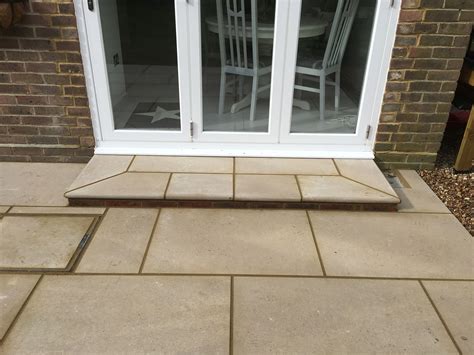 Matching Shallow Back Door Step Leading Out Onto Patio Area Extension