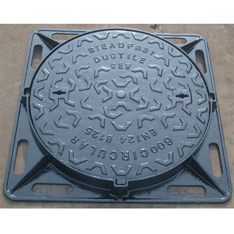 Oem Casting Ductile Iron Cast Heavy Duty Manhole Cover Composite Square Round Manhole Covers