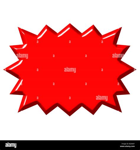3d Red Burst Stock Photo Alamy