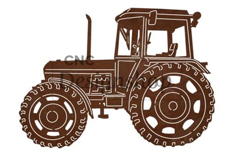 Vintage Tractor Dxf File For Cnc