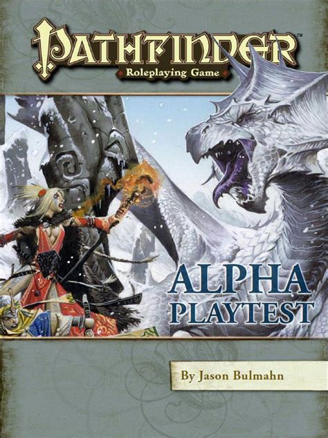 Rpg Writeups — Pathfinder 1st Edition Alpha Playtest Release 1