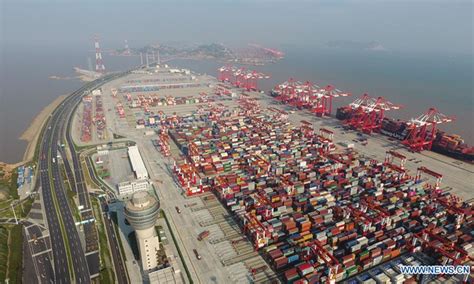 Shanghai Port Sees Container Throughput Hit Record High In July