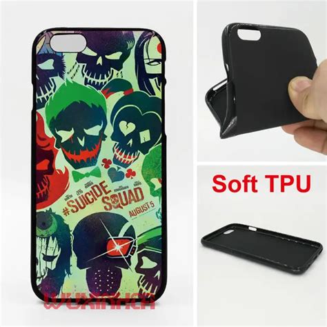 Suicide Squad Joker Harley Quinn Phone Cases Soft Tpu For Iphone 6 7