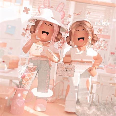 Cute Aesthetic Roblox Pictures Two People Iwannafile