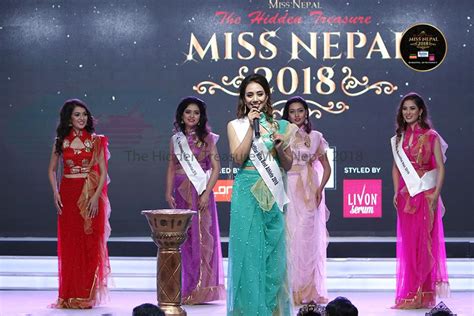 Megha Shrestha The Only Contestant Of Miss Nepal 2018 To Answer In Nepali