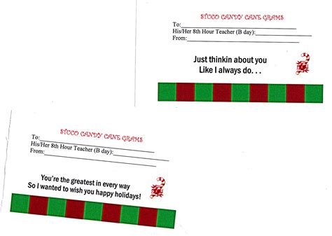 Candy canes ingredients to look out for. 6 Best Images of Holiday Grams Printable - Printable Candy ...