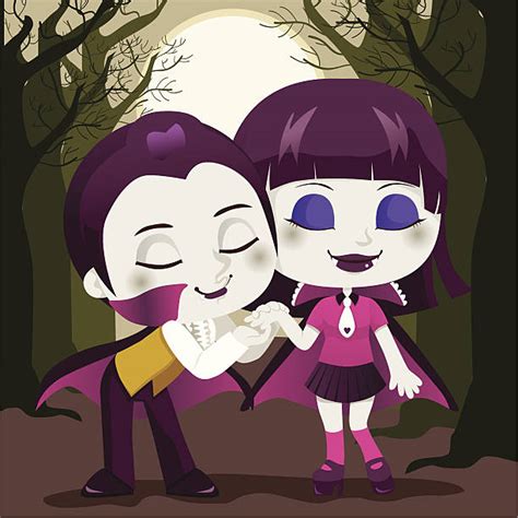 Vampire Couple Illustrations Royalty Free Vector Graphics And Clip Art