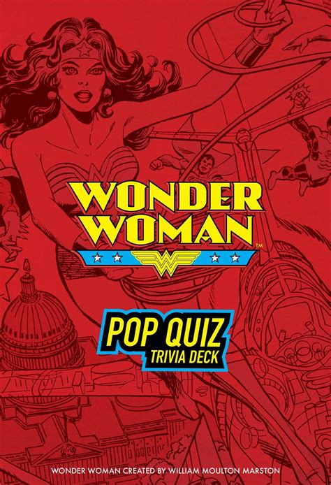 Dc Comics Wonder Woman Pop Quiz Trivia Deck Book Summary And Video