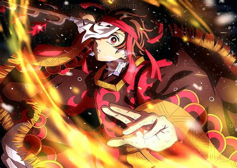 1920x1080px 1080p Free Download Tanjiro Fire Anime Fire Hero