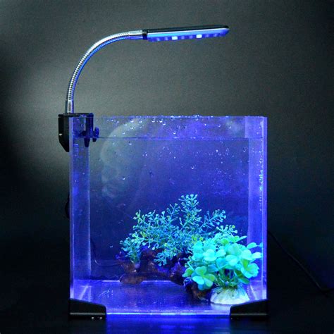 Led Aquarium Fish Tank Clip On Flexible 24 Led Light Lighting Lamp With