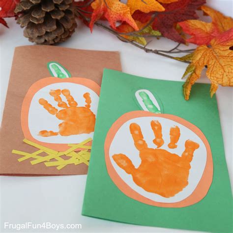 Your Little Pumpkin Handprint Card For Kids To Make Frugal Fun For