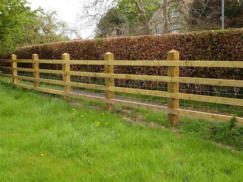 3 Rail Wood Fence Post • Fence Ideas Site