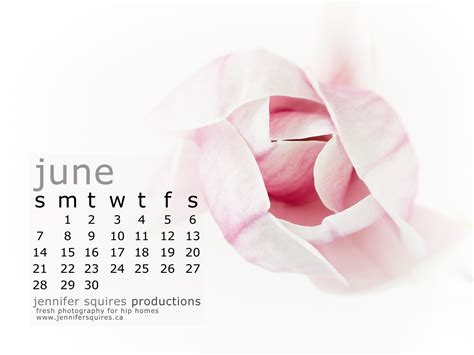 Have You Gotten Your June 2009 Desktop Calendar Yet Jennifer Squires