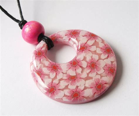 Polymer Clay Millefiori Pendant By Me Polymer Polymer Clay Jewelry