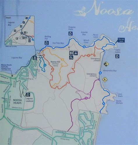 Noosa Headland Map Coastal Track Noosa National Park Que Flickr