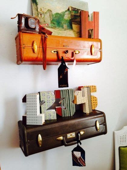 39 Creative Ways Of Reusing Vintage Suitcases For Home Decor