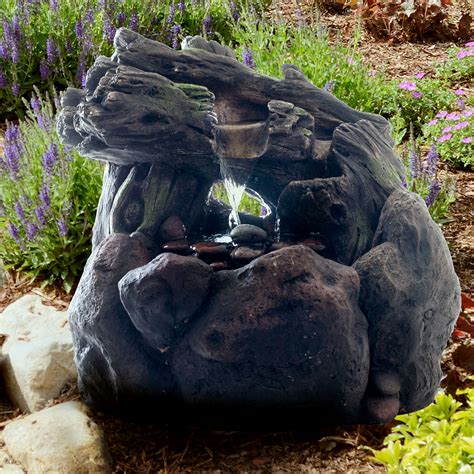 Install one this weekend and enjoy it for years to come. Pure Garden LED Lighted Outdoor Rockery Fountain with Pump
