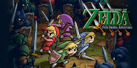 The Legend Of Zelda Four Swords Adventures Nintendo Gamecube Games Nintendo