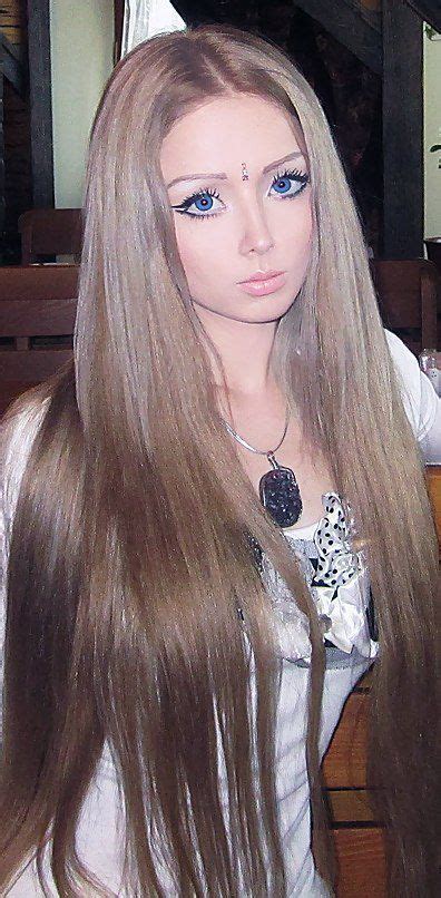 Ukrainian Girl Valeria Lukyanova The Real Life Barbie Doll Long Hair