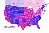 Original area codes implemented under the North American Numbering Plan ...