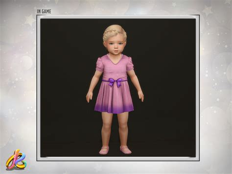 The Sims Resource Toddler Dress 230 Retexture