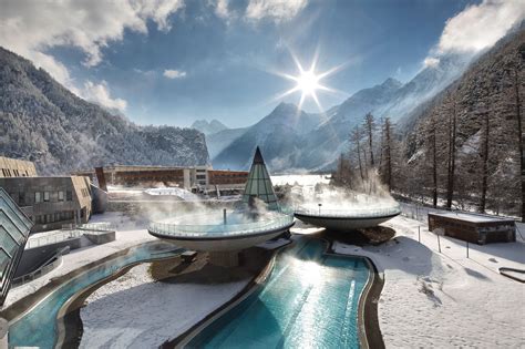 Jaw Droppingly Beautiful Thermal Spa In The Austrian Alps Offers A Spa Break Unlike Anything We