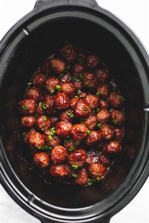 Easy 3 Ingredient Slow Cooker Sweet N Spicy Party Meatballs Will Be