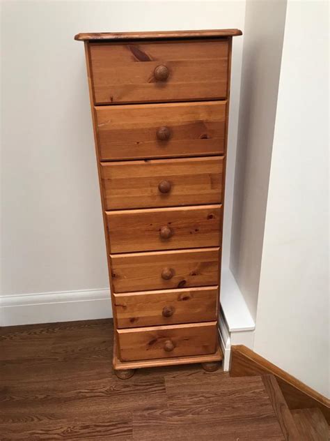 Tallboy 7 Drawer Pine Wood Chest Of Drawers In Bromley London Gumtree