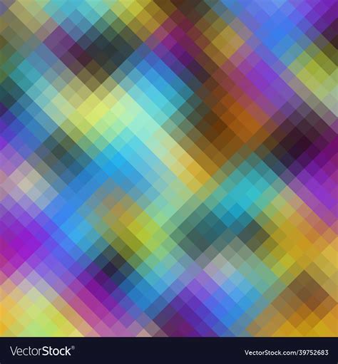 Geometric Abstract Pattern In Low Poly Style Vector Image
