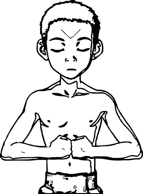 Https://wstravely.com/coloring Page/avatar Last Airbender Avatar State Coloring Pages