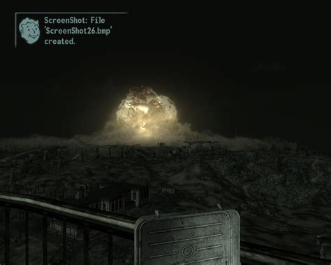 Mushroom Cloud Lit Night Sky 2 At Fallout3 Nexus Mods