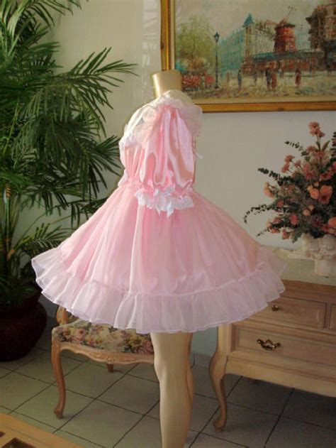 Adult Sissy Bows Lacey Dress