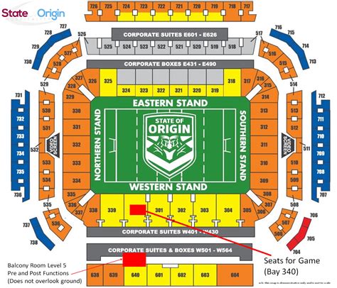 Suncorp Stadium Seating Map Rows Taylor Swift Suncorp Stadium With