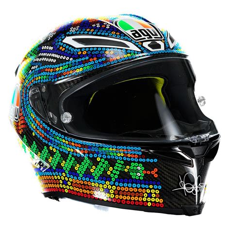 Agv Pista Gp R Rossi Winter Test 2018 Full Face Helmet Multicolor