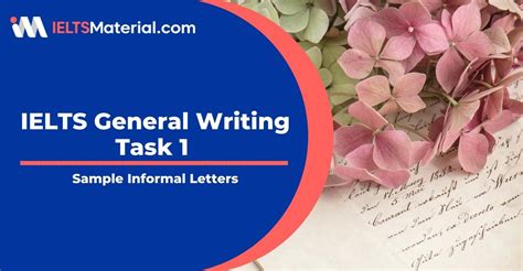 Ielts General Writing Task 1 Sample Semi Formal Letters