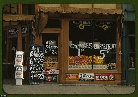 Amazing Color Photographs Of American Store Fronts In The 1940s