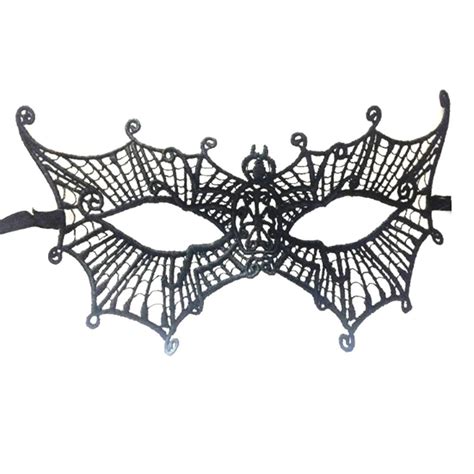1 Pcs Party Lace Masks Women Sexy Halloween Masquerade Party Spider Shape Half Face Lady Eye
