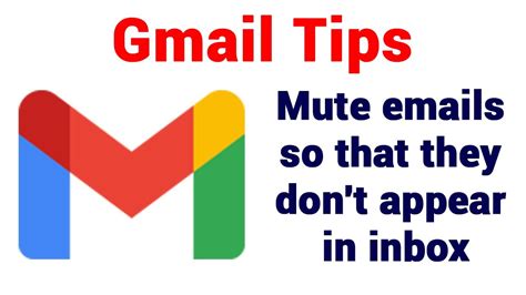 Gmail 👉 How To Mute And Unmute Conversation In Gmail On Pc Youtube