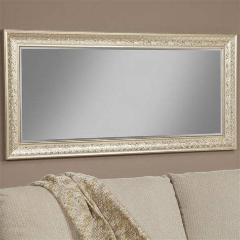 Full length wall mirror black sparkly silver crystal border 120x40cm bevelled. 30 Best Ideas Wall Mirrors Without Frame