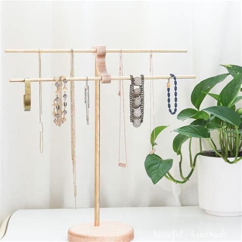 Gorgeous Diy Necklace Holder From Wood Scraps Houseful