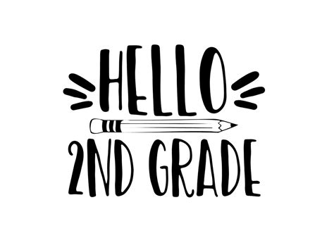 Hello Second Grade Graphic By Thesmallhouseshop · Creative Fabrica