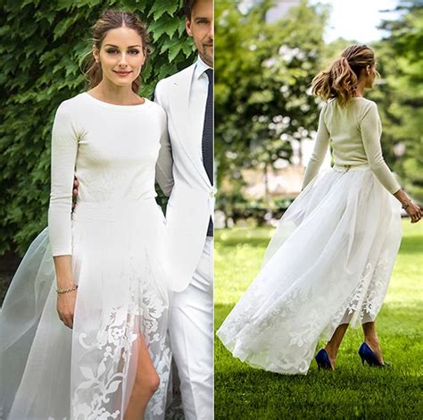 Wedding Dresses In The Style Of Olivia Palermo Celebrity Wedding