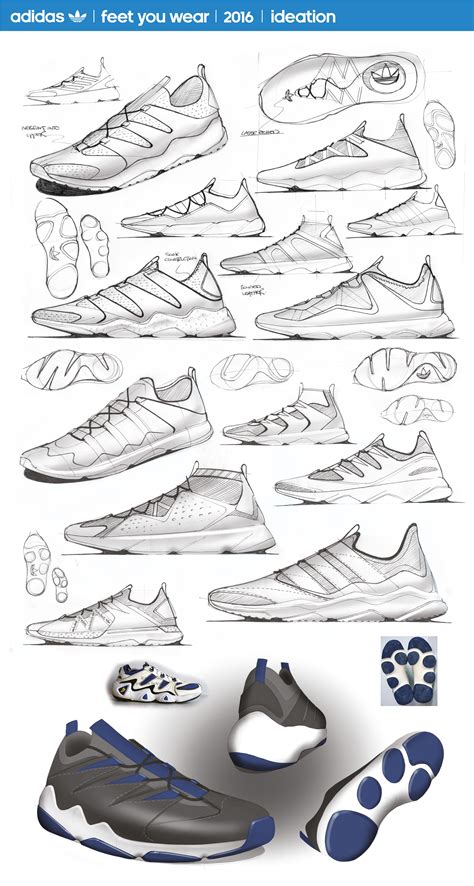 Adidas Originals Project 1 On Behance Footwear Sketching Pinterest