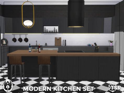 The Sims Resource Modern Kitchen Set Part I