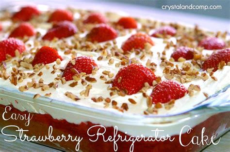 8 pans yield thicker brownies; Strawberry Refrigerator Cake | Recipe | Strawberry refrigerator cake, Refrigerator cake, Desserts
