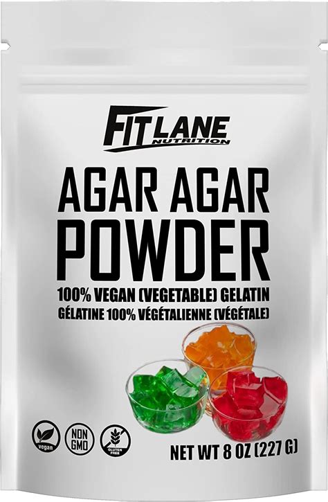Buy Agar Agar Powder Vegan Vegetarian Gelatin Non Gmo Gluten Free